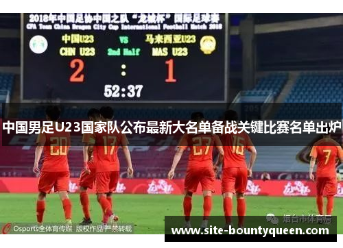 中国男足U23国家队公布最新大名单备战关键比赛名单出炉